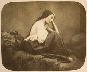 Portrait féminin - Eugène Durieu
