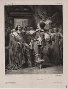 Chroniques de France : Scène de la Fronde - Le Prince de Condé - Eugène François Marie Joseph Devéria