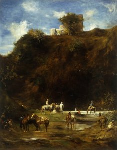 Arabes se reposant, 1874 - Eugène Fromentin