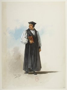 Saint-Saëns - Henry VIII - Maquettes de costumes - Lacoste - 35. Costume