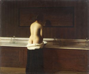 Jeune femme à sa toilette, 1898 - Eugène Lomont