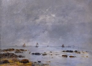 Marine - le calme - Eugene Louis Boudin