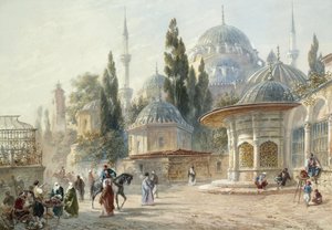 La mosquée Sehzade à Constantinople