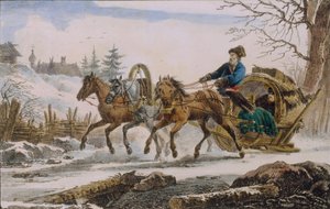Kibitka, 1820 - Eugéne Pluchart