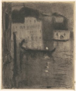 Gondole, soirée à Venise