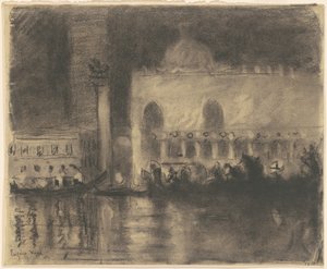 Souvenir de Venise : le Palazzo Ducale et la Piazzetta