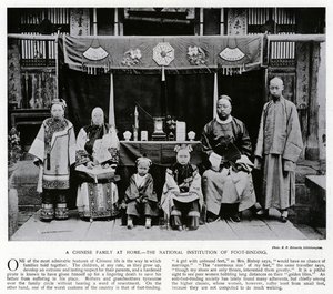 Une famille chinoise à la maison, l