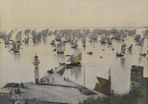 Départ des bateaux de pêche de Cancale (photo colorée) - European Photographer