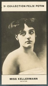 Mlle Maud Kellermann, Natation