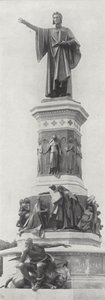 Monument Dante Alighieri, Trente (photo n/b) - European Photographer