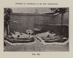 Bain de soleil pour messieurs au sanatorium Bilz - European Photographer