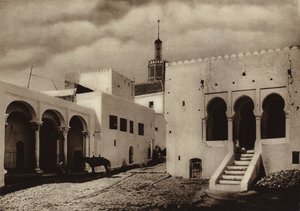 Tanger, Maison du Trésor et Tribunal (photo n/b)