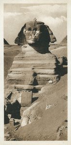 Le Grand Sphinx sur le plateau de Gizeh, Égypte