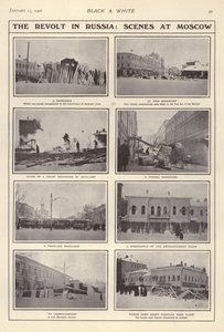 La révolte en Russie, scènes à Moscou