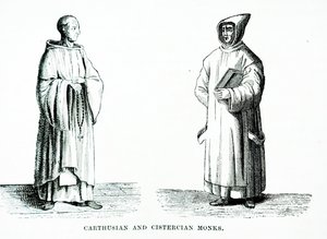 Un moine chartreux et cistercien - European School