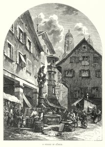 Une rue à Zurich - European School