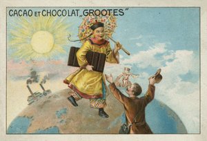 Publicité pour le cacao et le chocolat Groote
