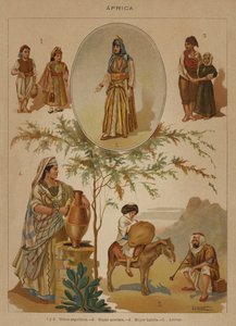 Afrique (lithographie en couleur) - European School