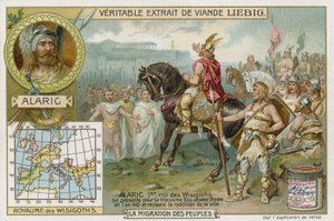Alaric Ier, roi des Wisigoths, accepte la reddition de Rome, 410 - European School