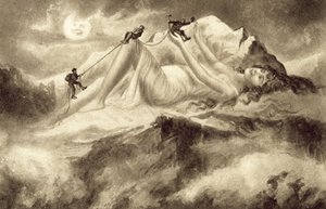 Alpinisme (lithographie) - European School