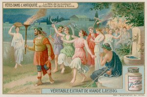 Festival de la Moisson dans la Rome Antique en l