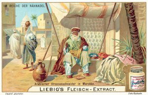 Tailleur de rue arabe au Maroc - European School