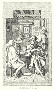Au Black Bear (gravure) - European School