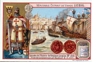 Baudouin Ier lors du sac de Constantinople - European School