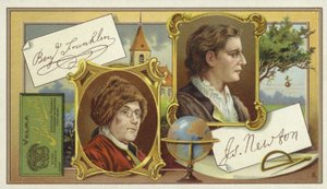 Benjamin Franklin et Isaac Newton - European School