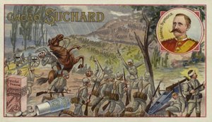 Le général britannique Sir William Penn Symons mortellement blessé à la bataille de Glencoe, Guerre des Boers, 20 octobre 1899 - European School