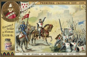 Prise de Jérusalem par Godefroy de Bouillon, Première Croisade, 15 juillet 1099 - European School