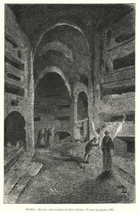 Catacombes de Saint Calliste, Rome, Italie - European School
