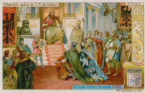 Charlemagne pardonne Huon et Raiza
