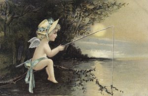 Chérubin pêchant