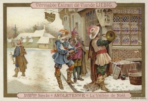 Veille de Noël en Angleterre, 18ème siècle - European School
