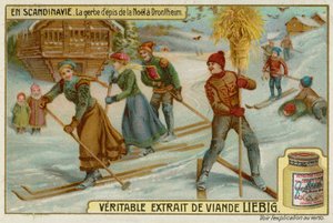 Gerbe de Noël à Trondheim