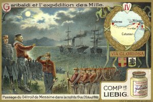 Traversée du détroit de Messine dans la nuit du 19-20 août 1860 - European School