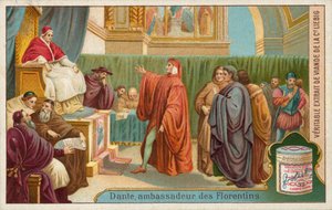 Dante devant le pape Boniface VIII