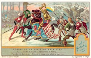 Mort de Charles le Téméraire à la bataille de Nancy, 1477 - European School