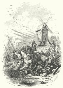 Mort de Jean de Bohême à la bataille de Crécy, 1346 - European School