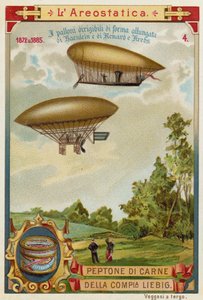 Dirigeables de Haenlein (1872) et de Renard et Krebs (1885) - European School