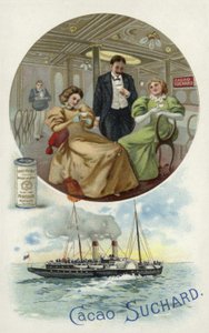 Dégustation de cacao Suchard à bord d