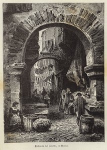 Entrée du Ghetto, à Rome - European School