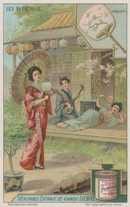 Éventails au Japon