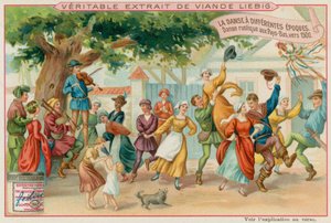 Danse folklorique des Pays-Bas de 1500 - European School