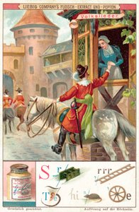 Chanson folklorique (chromolithographie) - European School