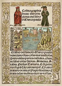 Frontispice du Il Milione de Marco Polo - European School