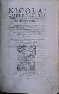 Frontispice de la deuxième édition de De Revolutionibus Orbium Coelestium par Nicolas Copernic - European School