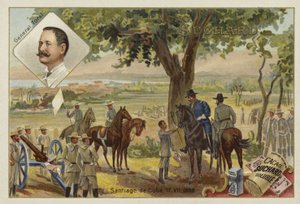 Général Toral et la reddition des Espagnols après le siège de Santiago de Cuba, Guerre hispano-américaine, 17 juillet 1898 - European School