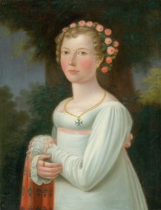 Fille en robe blanche - European School